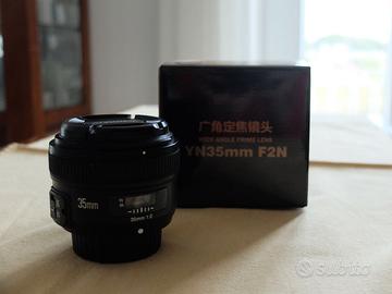 Obiettivo Yongnuo YN35mm F2N per Nikon