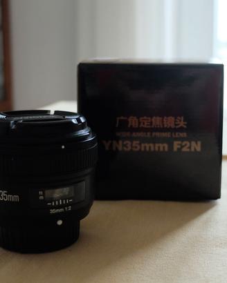 Obiettivo Yongnuo YN35mm F2N per Nikon