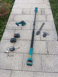 TAGLIASIEPI TELESCOPICO A BATTERIA