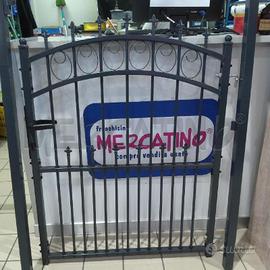 CANCELLETTO DA GIARDINO METALLO GRIGIO 100X120