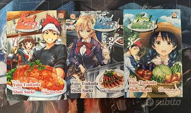 Manga Food Wars volumi 1-2-3
