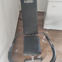 panca per addominali assistita 
