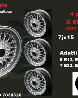 Cerchi bbs 7x 15 5x120 et20 bmw