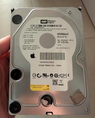 Hard disk 3,5" sata 320gb western digital