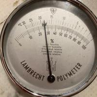 Antico igrometro termometro LAMBRECHT
