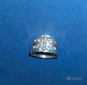 anello uomo argento 