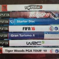Lotto 5 Giochi PS3 + Starter Disc