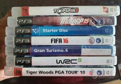 Lotto 5 Giochi PS3 + Starter Disc
