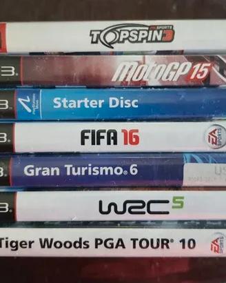 Lotto 5 Giochi PS3 + Starter Disc