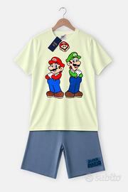 Pigiama Corto Super Mario OVS Kids 14-15 Anni Nuov