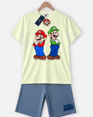 Pigiama Corto Super Mario OVS Kids 14-15 Anni Nuov