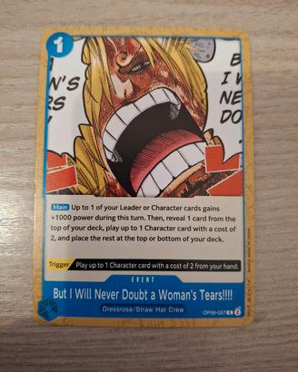 one piece But l Will Never doubt a woman's tears