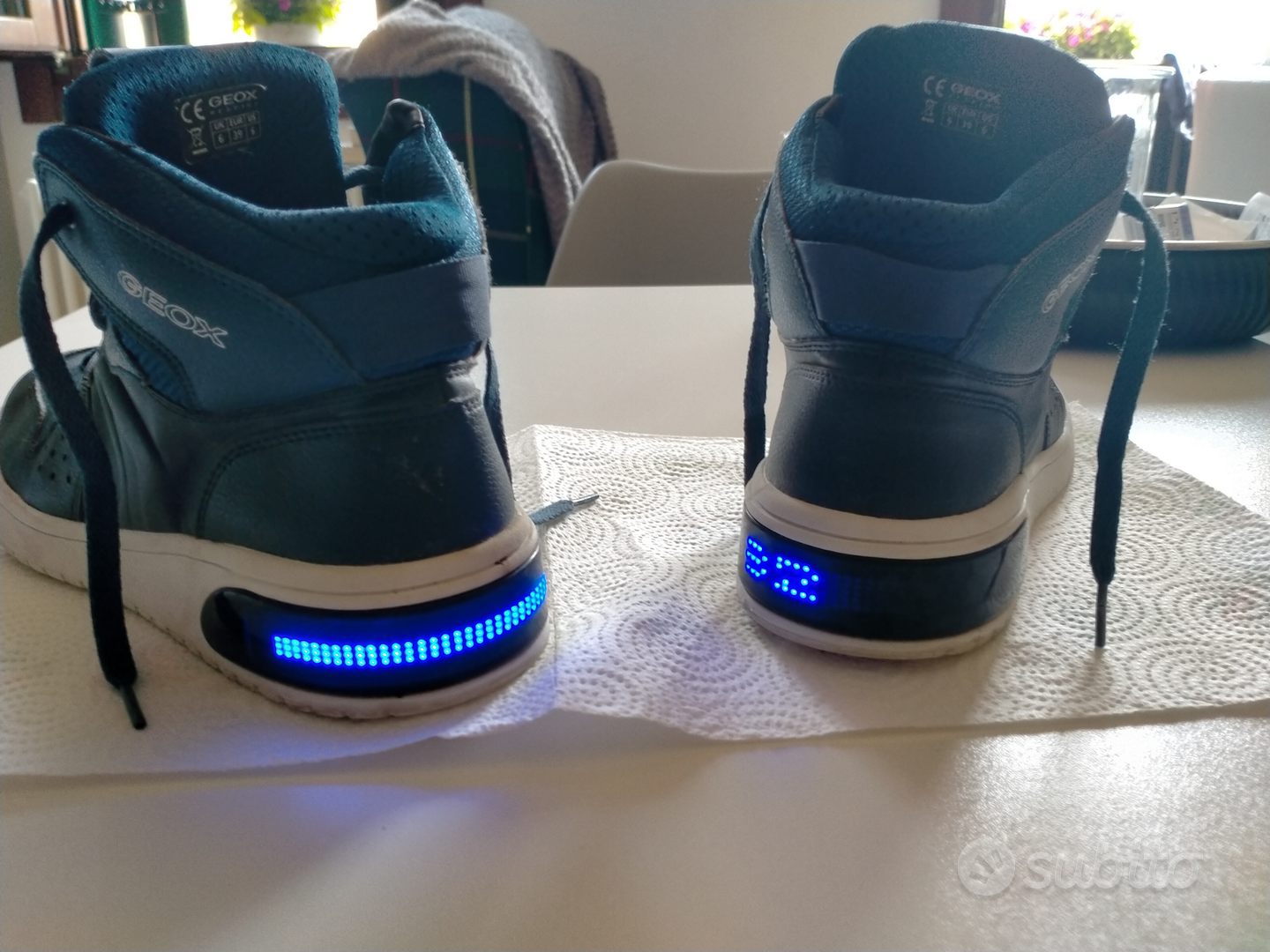 Scarpe geox clearance con led bambino