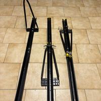 Portabici da tetto auto - Nero (Carico 15kg)