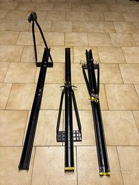 Portabici da tetto auto - Nero (Carico 15kg)