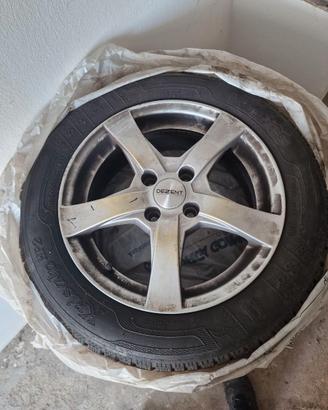 CERCHI IN LEGA R15 RENAULT CLIO + GOMME INVERNALI