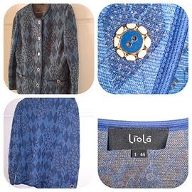 Giacca Blazer Donna Liolà - Blu -  tg 46