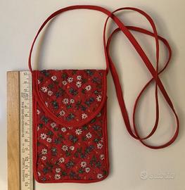 Borsa piccola con coulisse lunga, 100% cotone