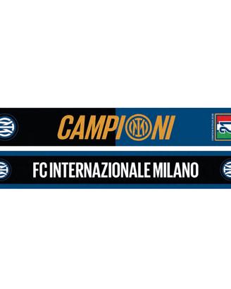 sciarpa Inter campione d'Italia in raso poliestere