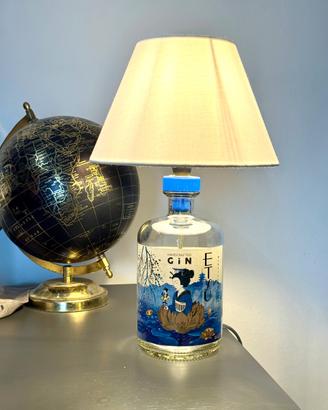 Lampada da tavolo Gin Etsu con paralume abat jour
