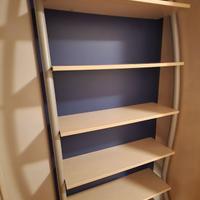 Libreria, scrivania con pensile e sedia