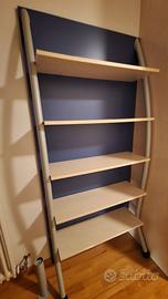 Libreria, scrivania con pensile e sedia