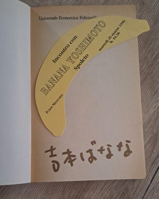 Kitchen, Banana Yoshimoto, autografato