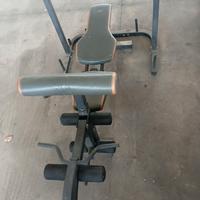 panca multifunzione regolabile con portabilancere