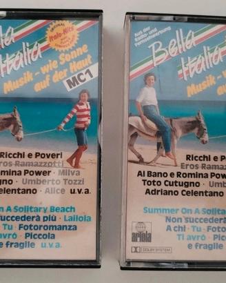 Coppia di audiocassette Bella Italia