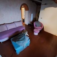 Divano, puff e poltrona vintage