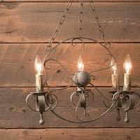 lampadari in ferro battuto 