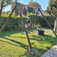 altalena giardino bambini e adulti