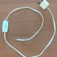 Cavo e interruttore elettrico vintage