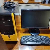 PC completo base per Gaming + schermo 