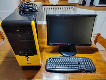 PC completo base per Gaming + schermo 