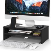 Supporto monitor legno da scrivania (2 Livelli)