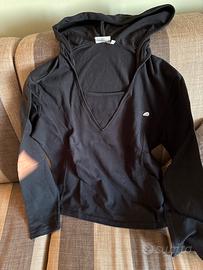 Maglia donna sfiancata con cappuccio. Ellesse.