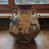 Vaso Satsuma Vintage in Ceramica Giapponese 
