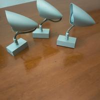 Lotto 3 appliques vintage modernariato in metallo 