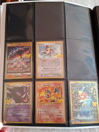 carte pokemon 30 anniversario  charizard , gengar