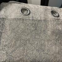 Tende in tulle ricamato con Occhielli