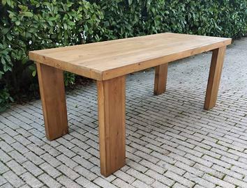 Tavolo rettangola legno Massello – Stile Nordico