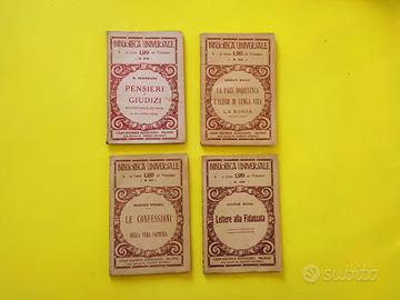  4 Volumi della Biblioteca Universale 