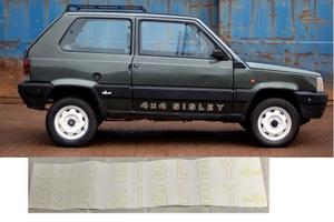 kit adesivi FIAT Panda 4x4 sisley colore BEIGE AUF