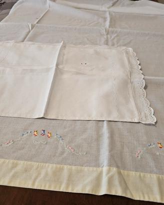 set lenzuolino+federa cotone 72x112