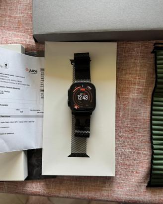 Apple Watch Ultra 3 GPS Cel tit cinturino milanese