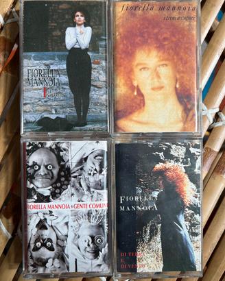 Fiorella Mannoia 4 musicassette originali