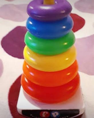 Fisher-Price" PIRAMIDE 6 Anelli per Bambini