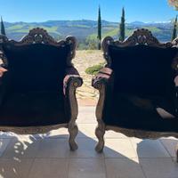 Poltrone stile barocco