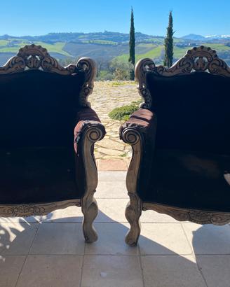 Poltrone stile barocco